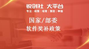 国家/部委软件奖补政策