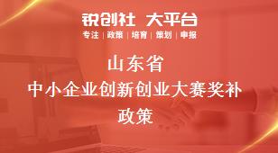 山东省中小企业创新创业大赛相关配套奖补政策